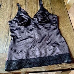 Ruby Ribbon Pin-Up Cami Black, Size 36
